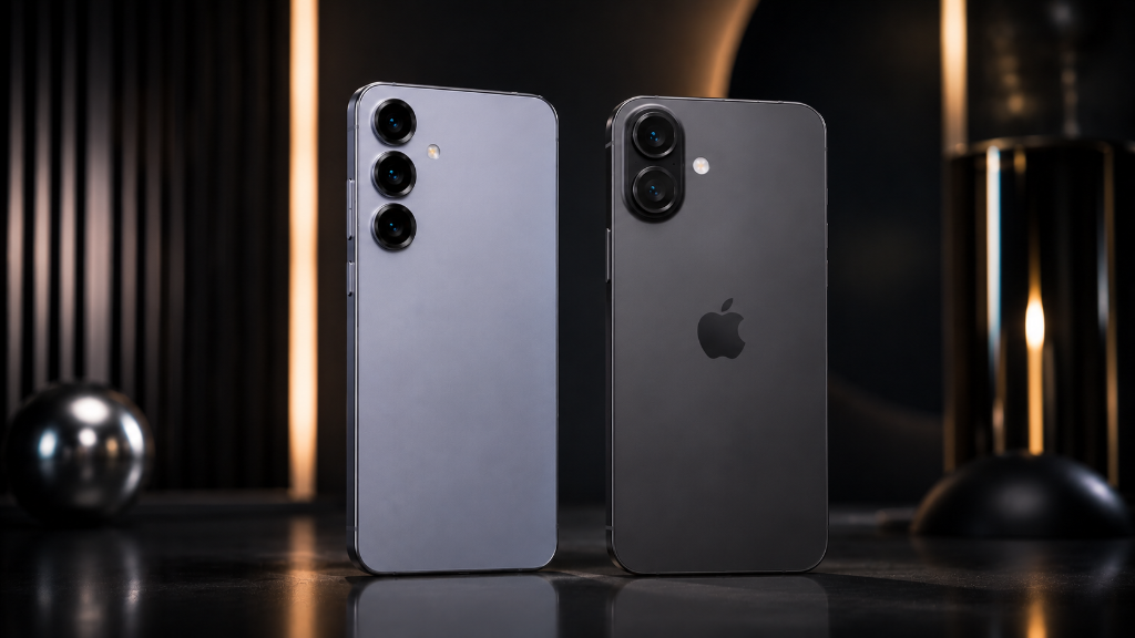 iPhone 16 ou Galaxy S25: Qual Vale Mais a Pena em 2026? iPhone 16 ou Galaxy S25: Qual Vale Mais a Pena em 2026?